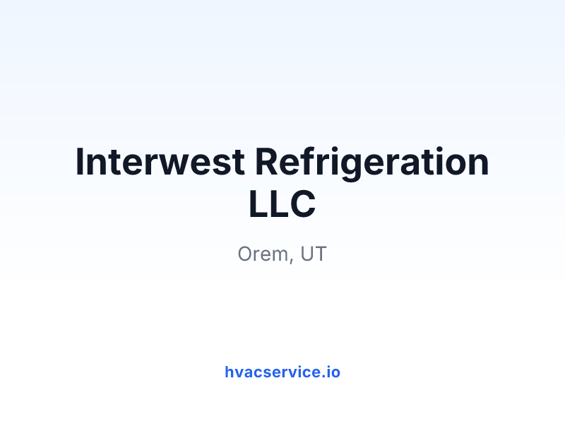 Interwest Refrigeration LLC