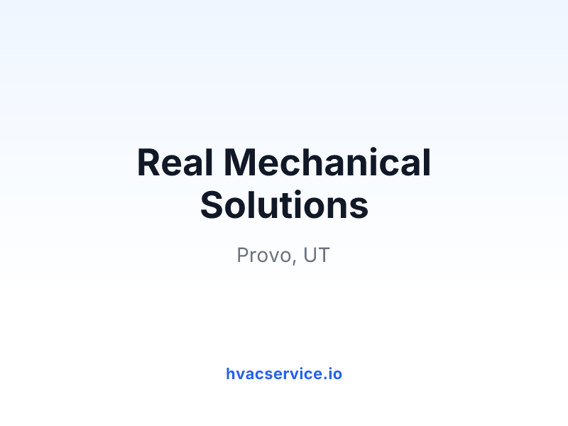 Real Mechanical Solutions