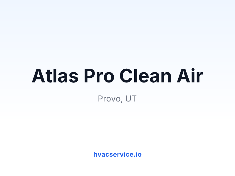 Atlas Pro Clean Air