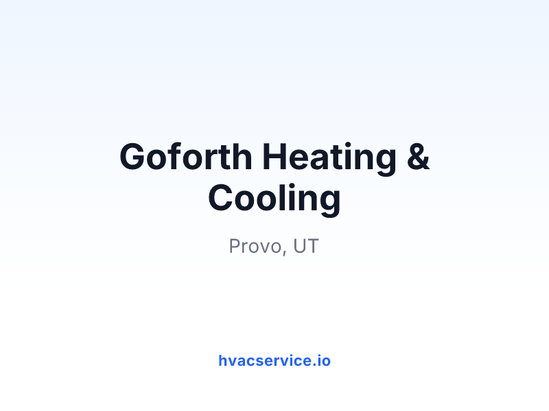 Goforth Heating & Cooling
