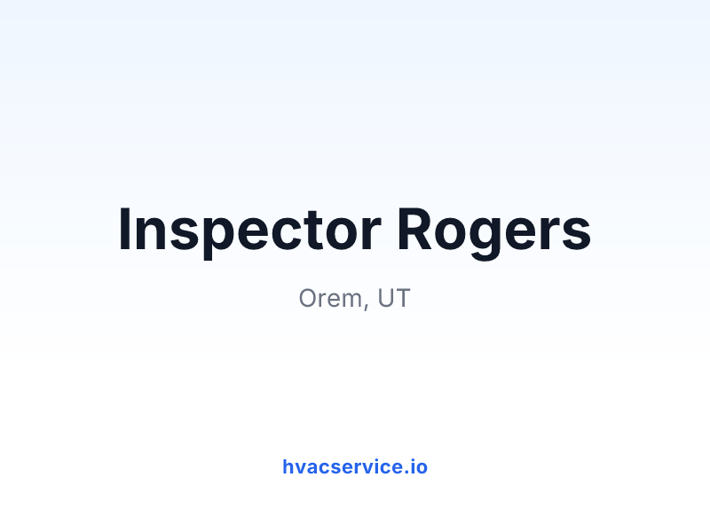 Inspector Rogers