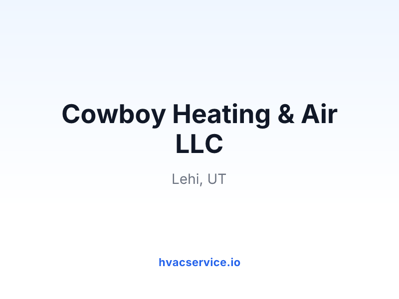 Cowboy Heating & Air LLC