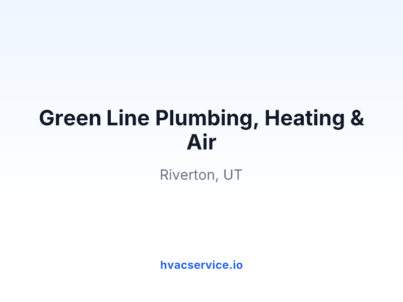 Green Line Plumbing, Heating & Air