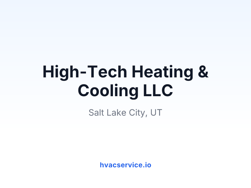 High-Tech Heating & Cooling LLC