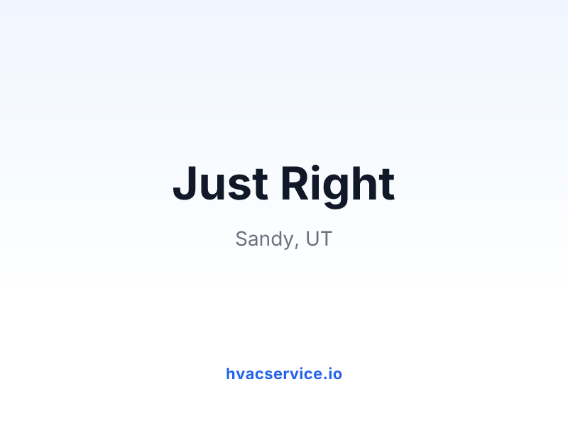 Just Right