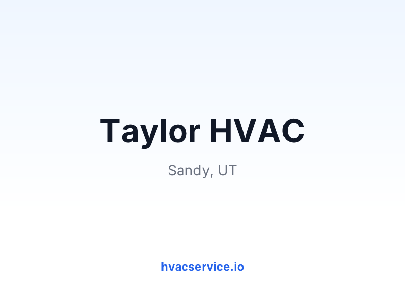 Taylor HVAC