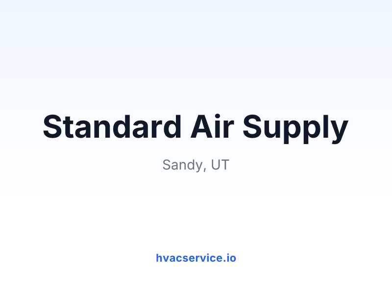 Standard Air Supply