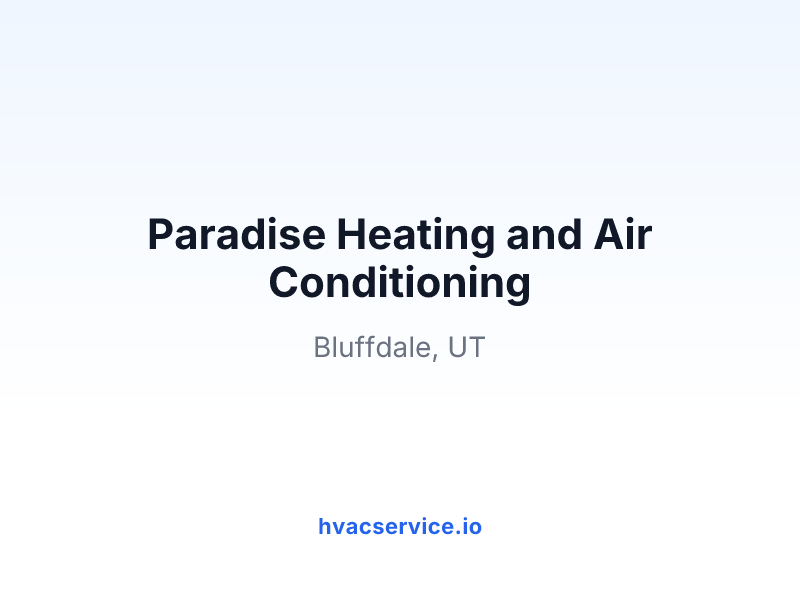 Paradise Heating and Air Conditioning