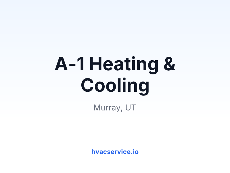 A-1 Heating & Cooling