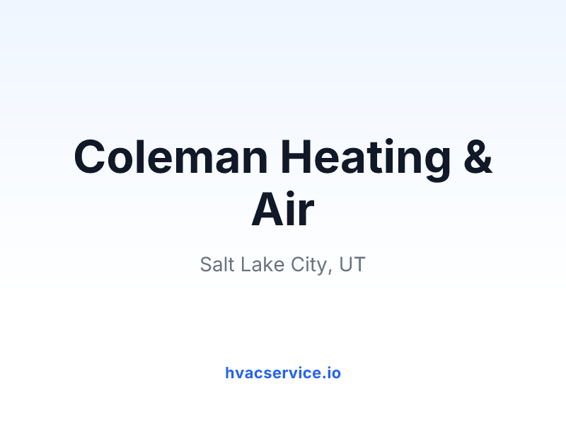 Coleman Heating & Air