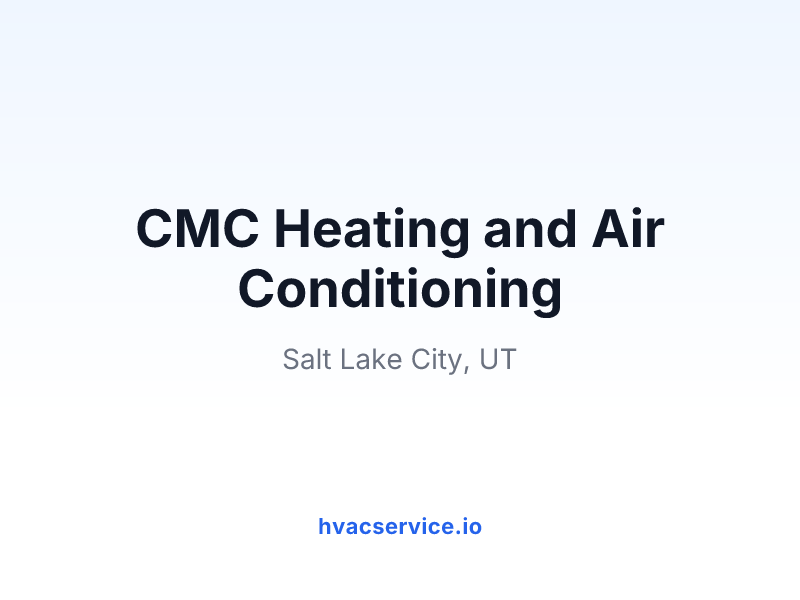 CMC Heating and Air Conditioning