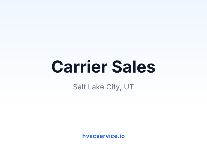 Carrier Sales