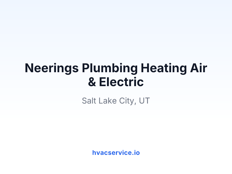 Neerings Plumbing Heating Air & Electric