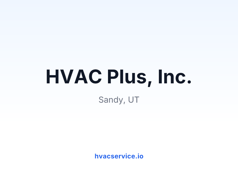 HVAC Plus, Inc.