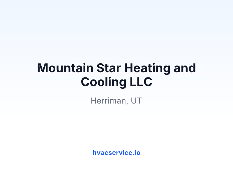 Mountain Star Heating and Cooling LLC