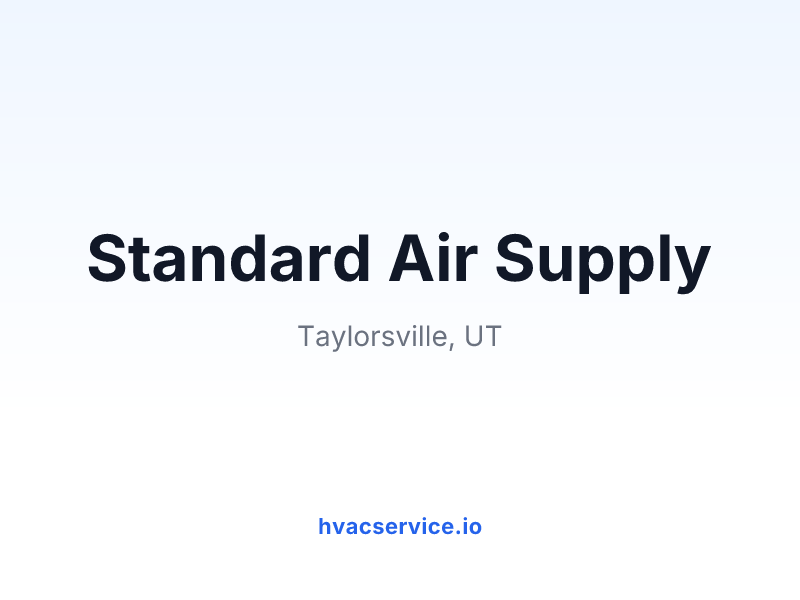 Standard Air Supply