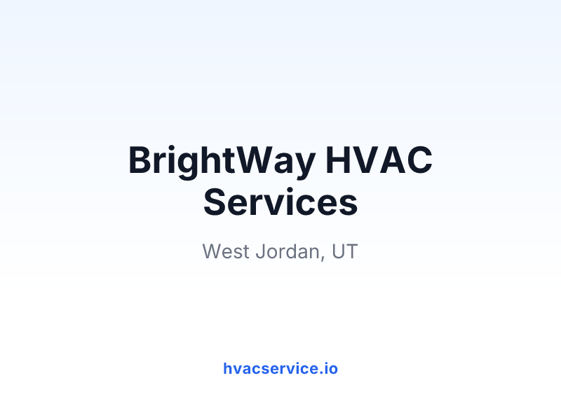 BrightWay HVAC Services