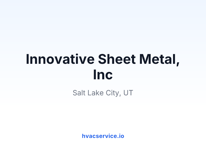 Innovative Sheet Metal, Inc