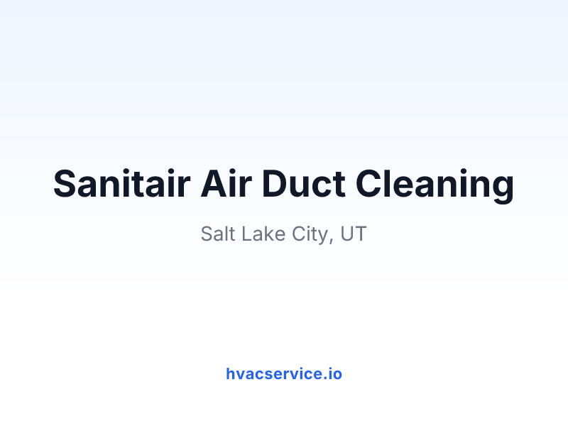 Sanitair Air Duct Cleaning