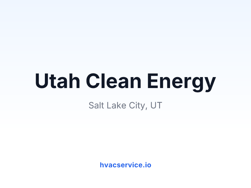 Utah Clean Energy