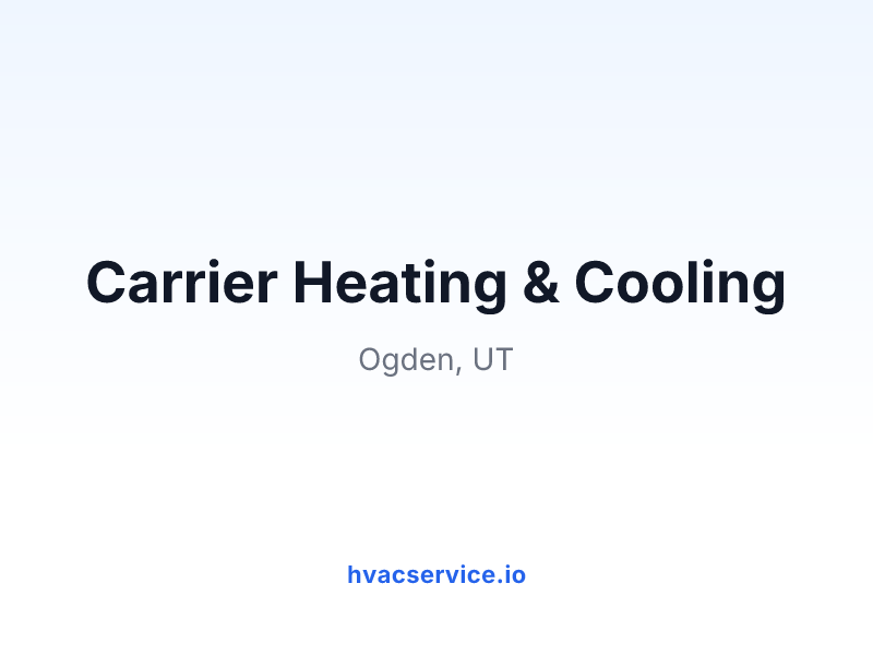 Carrier Heating & Cooling