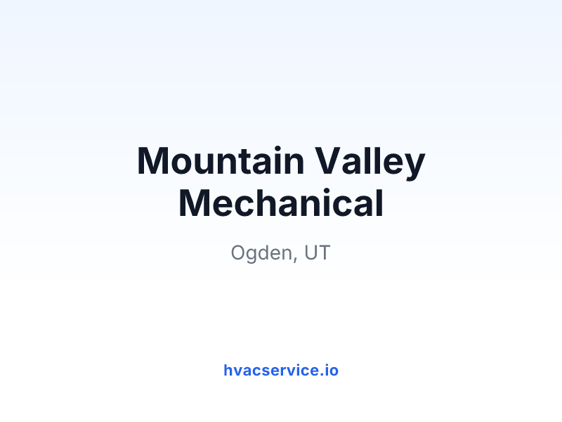 Mountain Valley Mechanical