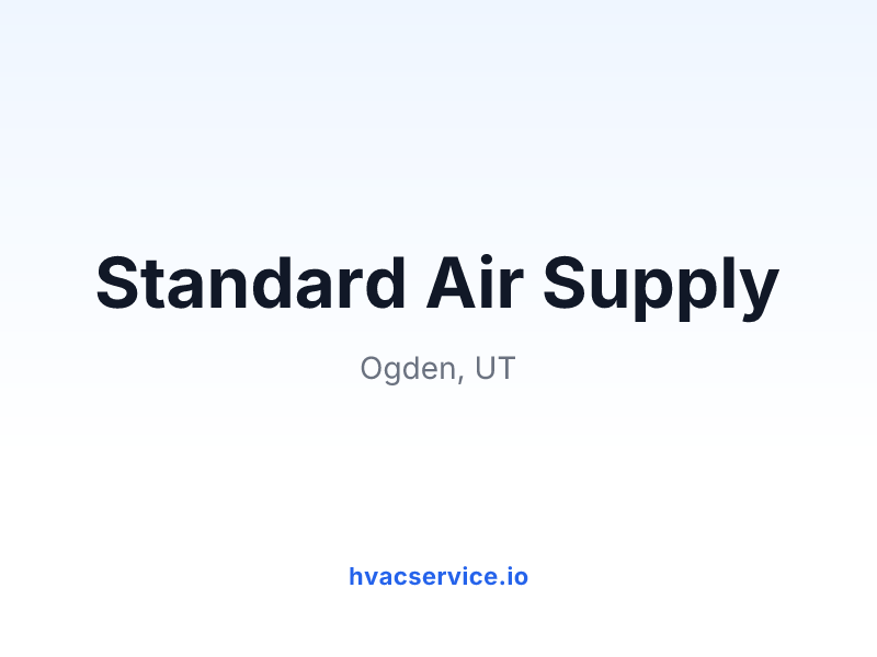 Standard Air Supply
