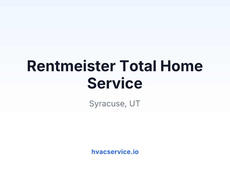Rentmeister Total Home Service