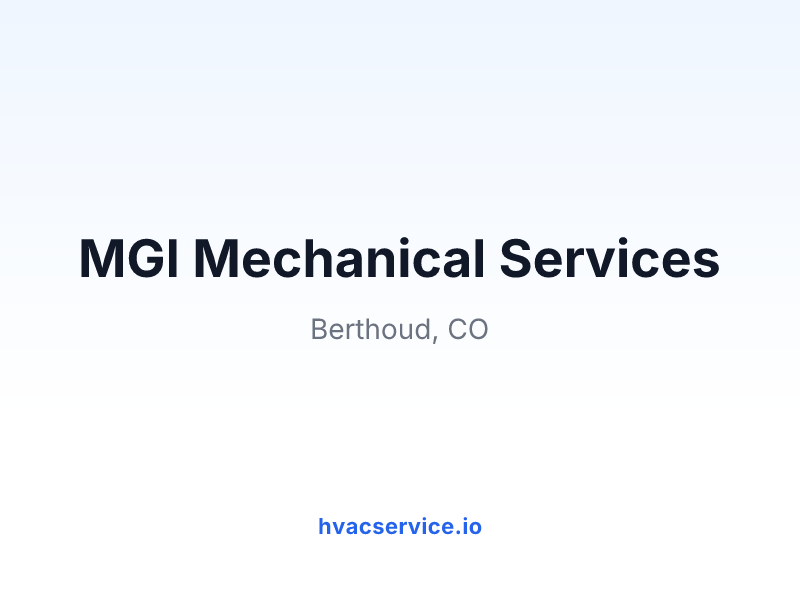 MGI Mechanical Services