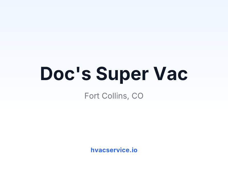 Doc's Super Vac