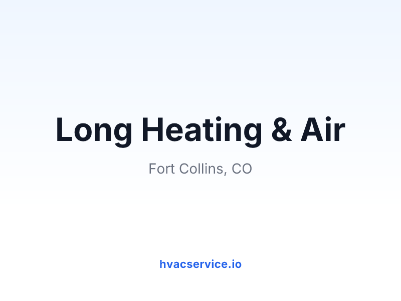 Long Heating & Air
