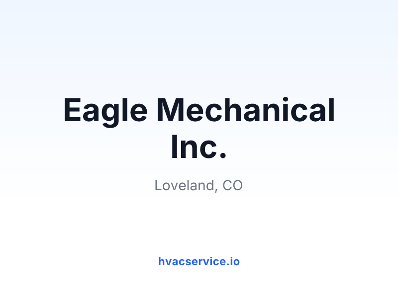 Eagle Mechanical Inc.