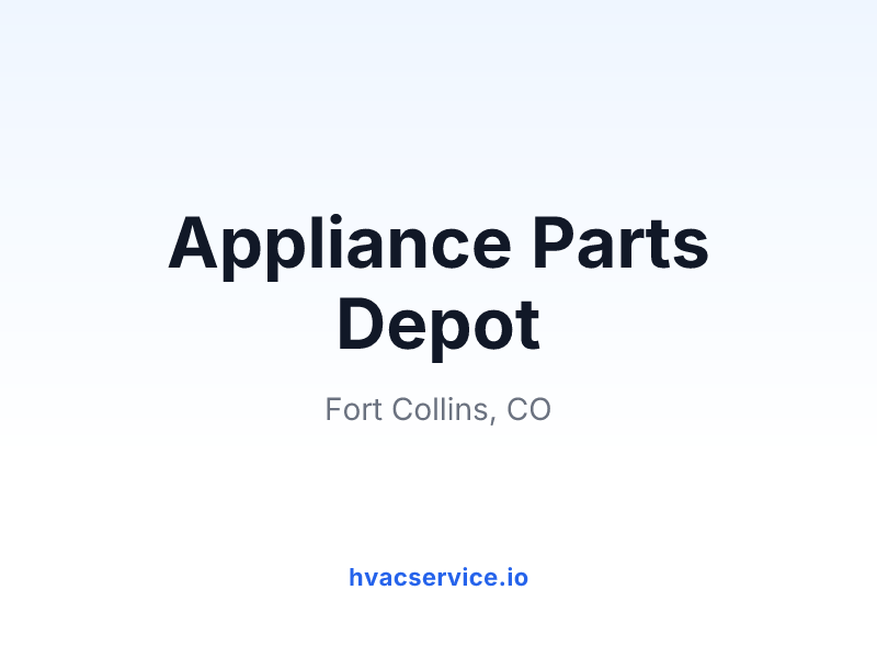 Appliance Parts Depot