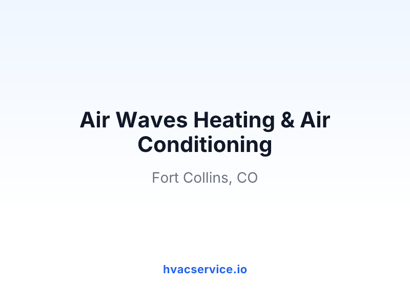 Air Waves Heating & Air Conditioning