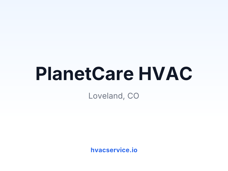 PlanetCare HVAC