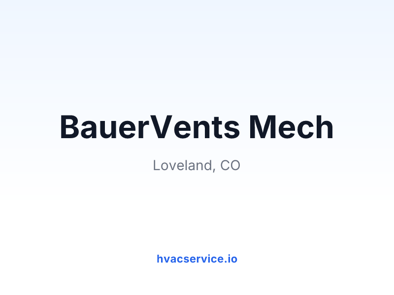 BauerVents Mech