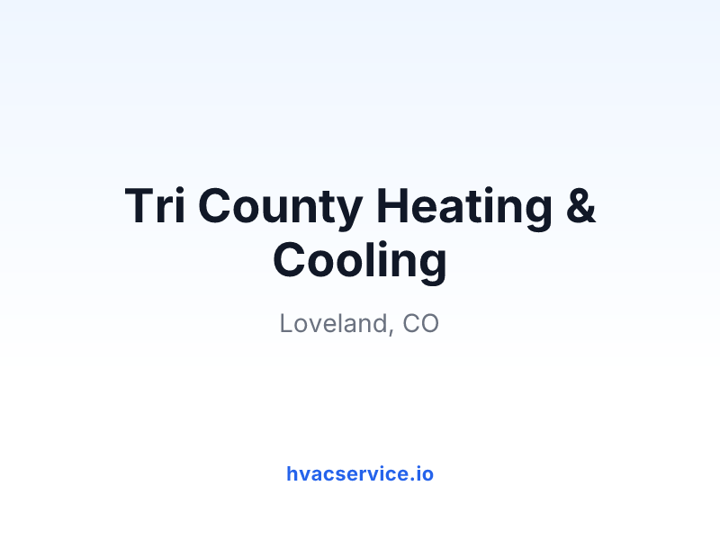 Tri County Heating & Cooling
