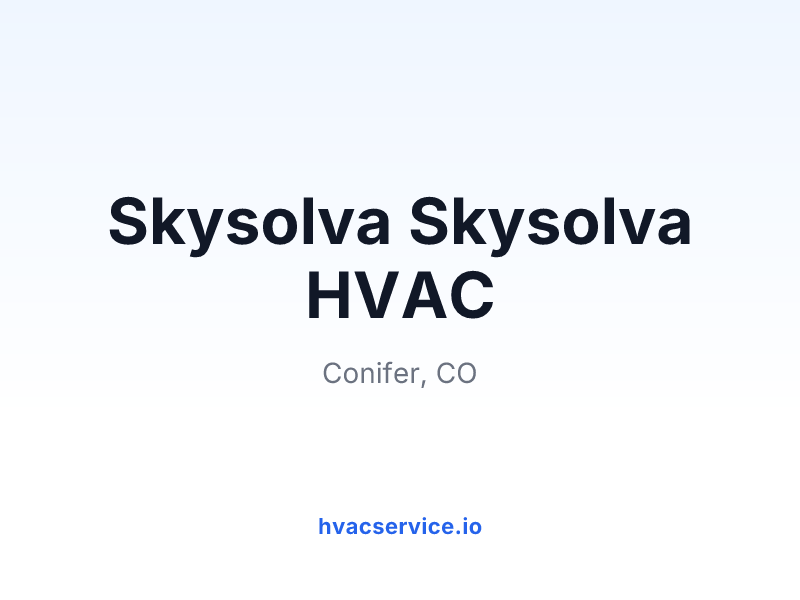 Skysolva Skysolva HVAC