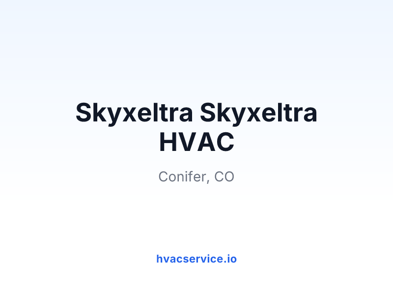 Skyxeltra Skyxeltra HVAC