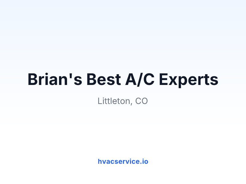 Brian's Best A/C Experts