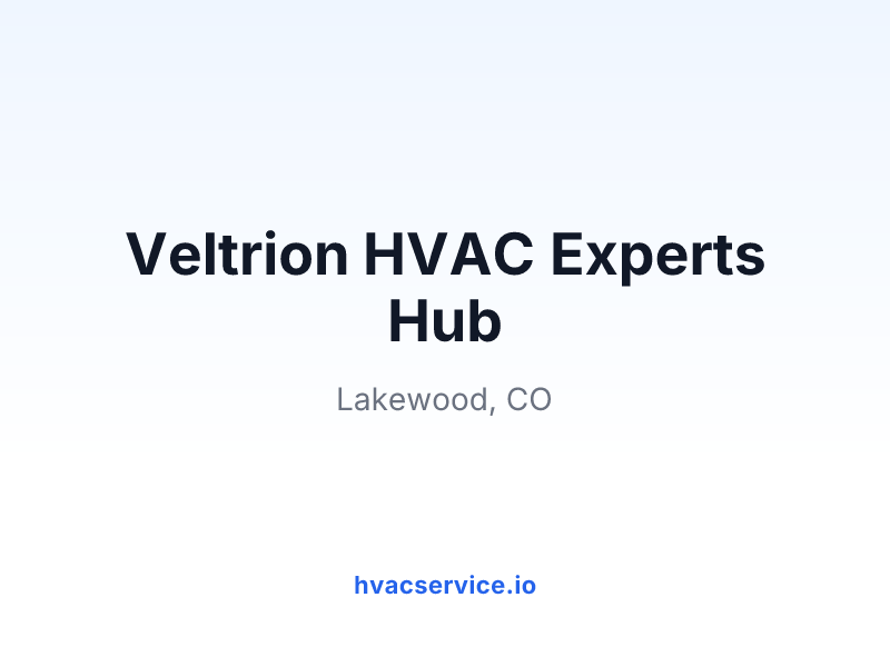 Veltrion HVAC Experts Hub