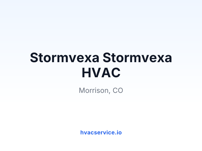 Stormvexa Stormvexa HVAC