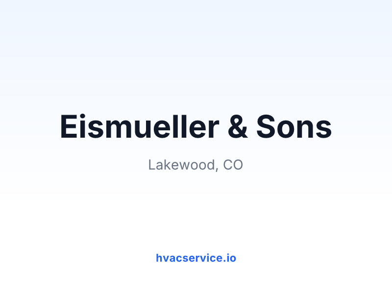 Eismueller & Sons