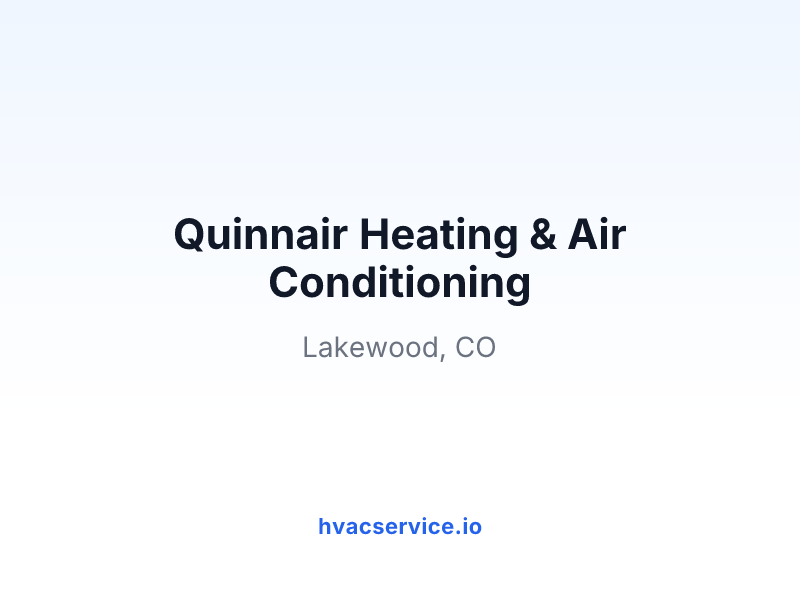 Quinnair Heating & Air Conditioning
