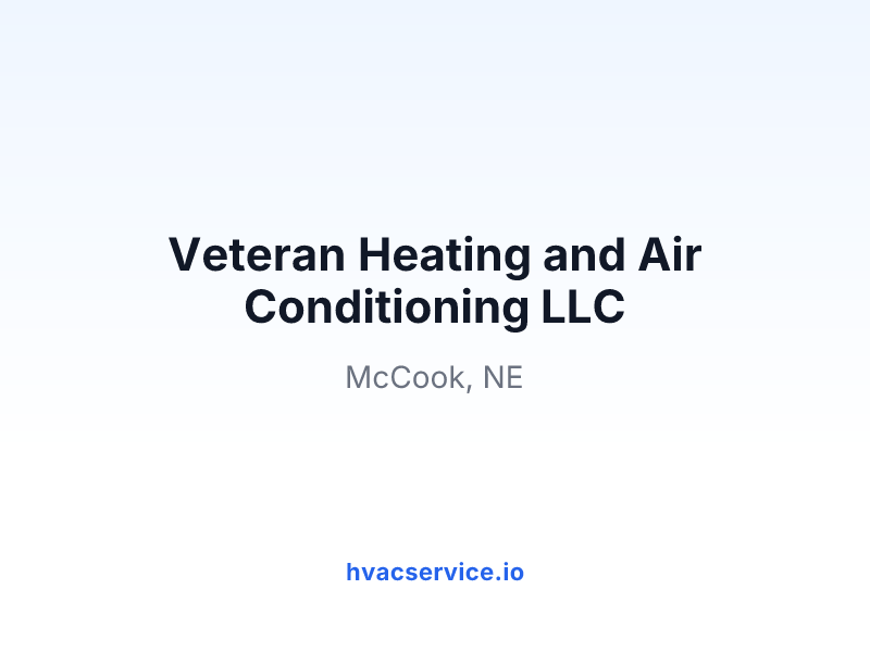Veteran Heating and Air Conditioning LLC