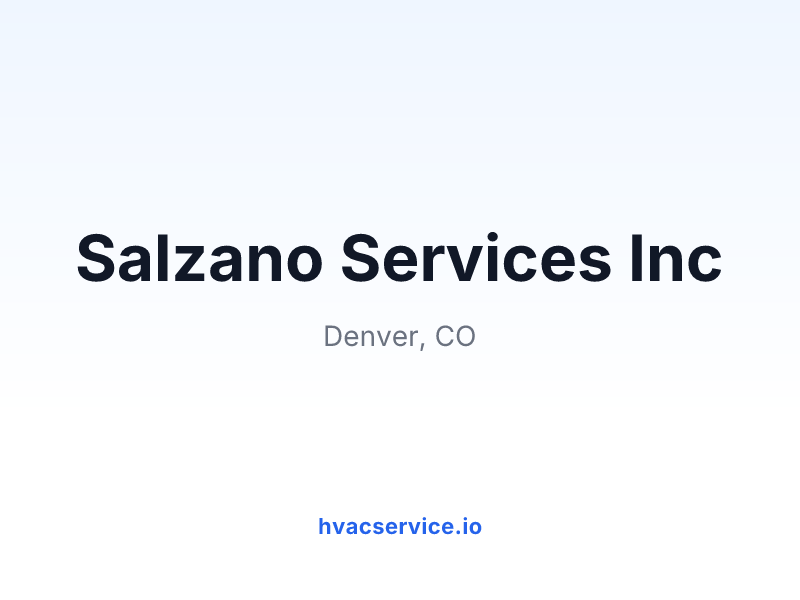 Salzano Services Inc