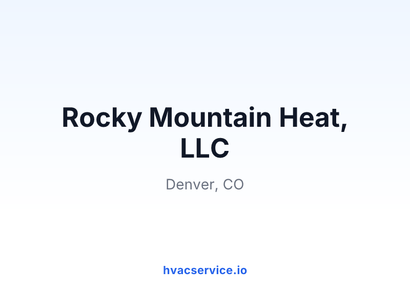Rocky Mountain Heat, LLC
