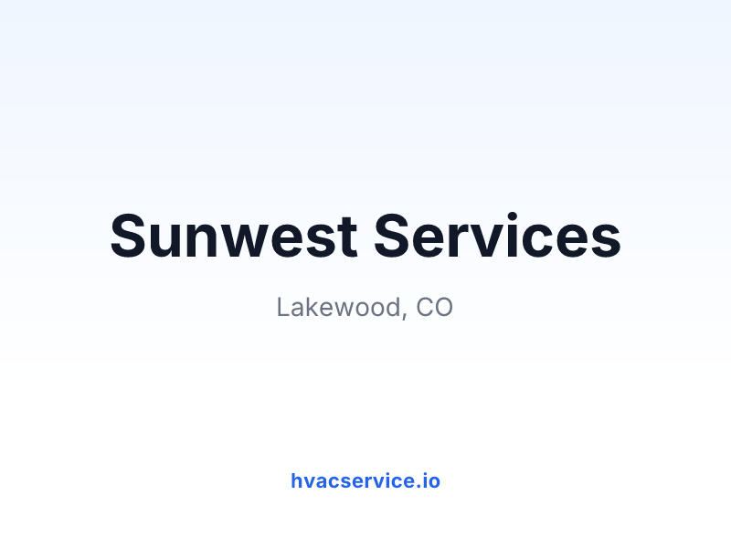 Sunwest Services