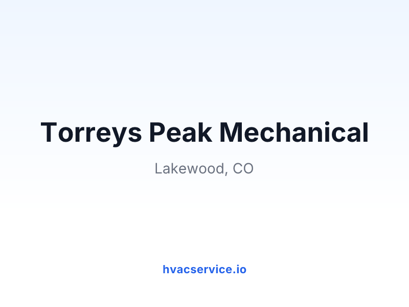 Torreys Peak Mechanical