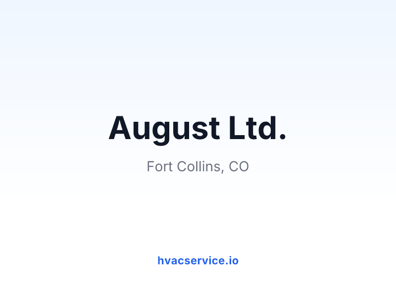 August Ltd.
